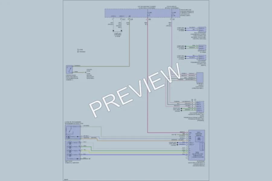2011 MercedesBenz E550 Shift Interlock wiring diagram preview