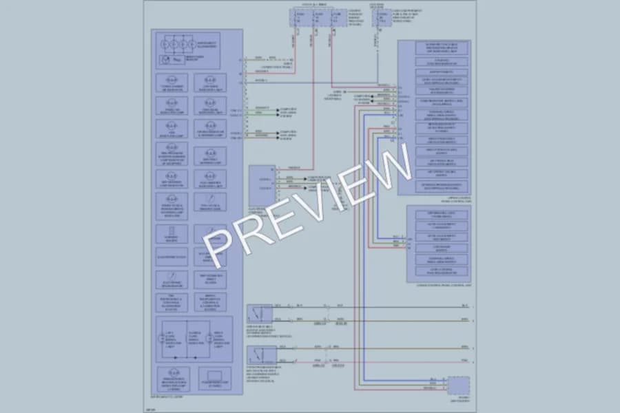 2011 MercedesBenz GL350BLUETEC Instrument Cluster wiring diagram preview