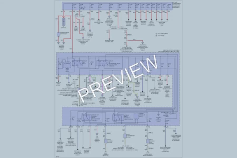 2011 MercedesBenz GL350BLUETEC Power Distribution wiring diagram preview
