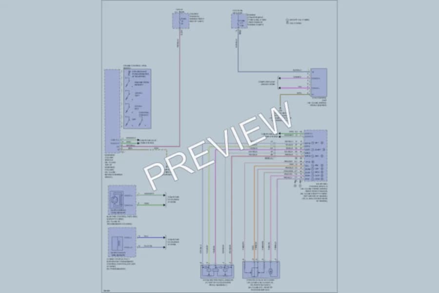 2011 MercedesBenz GL450 Cruise Control wiring diagram preview
