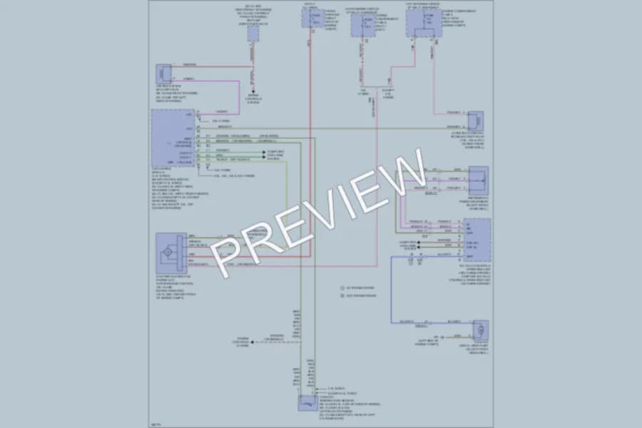 2011 MercedesBenz ML350 Cooling Fan wiring diagram preview