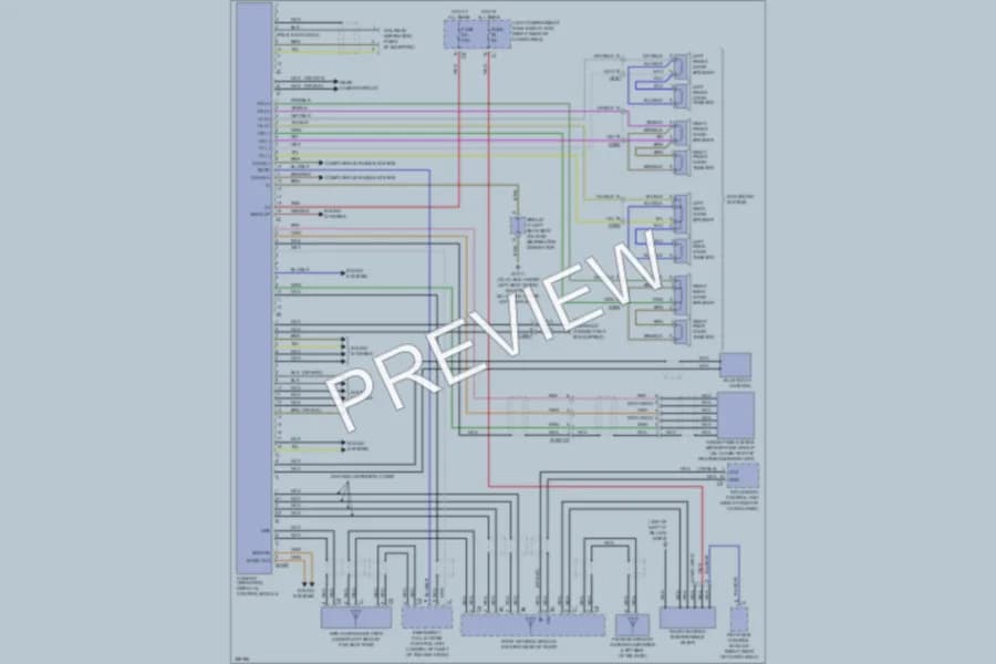 2011 MercedesBenz ML350BLUETEC Radio wiring diagram preview