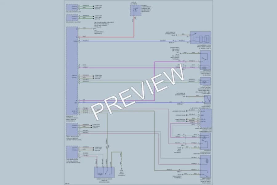 2011 MercedesBenz ML450HYBRID Anti Theft wiring diagram preview