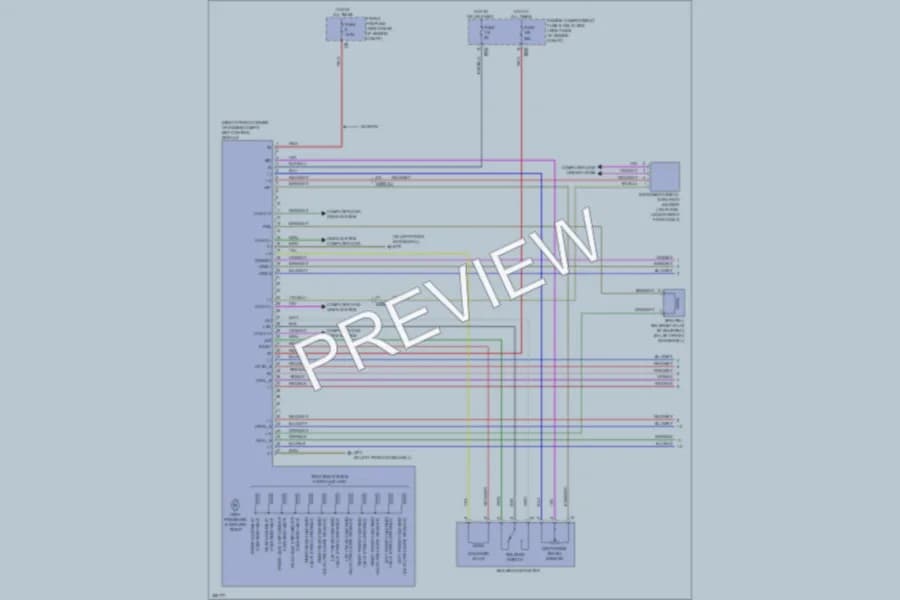 2011 MercedesBenz R350 Anti Lock Brakes wiring diagram preview