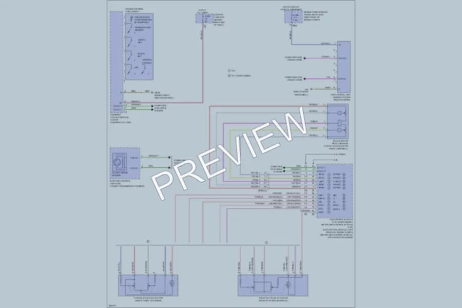 2011 MercedesBenz R350BLUETEC Cruise Control wiring diagram preview