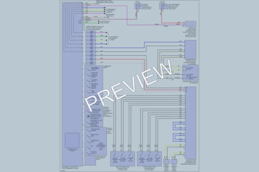 2011 MercedesBenz R350BLUETEC Electronic Power Steering wiring diagram preview
