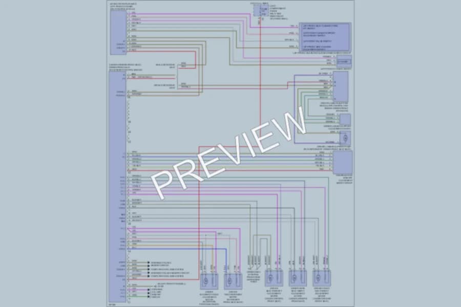 2011 MercedesBenz R350BLUETEC Memory Systems wiring diagram preview