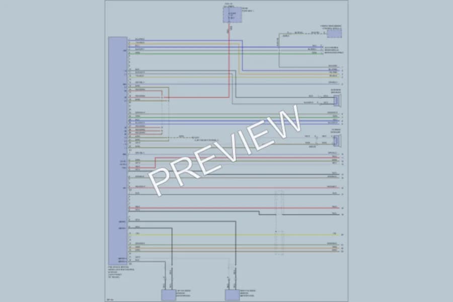 2011 MercedesBenz S400HYBRID Anti Theft wiring diagram preview