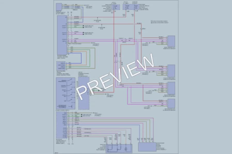2011 MercedesBenz S400HYBRID Cruise Control wiring diagram preview