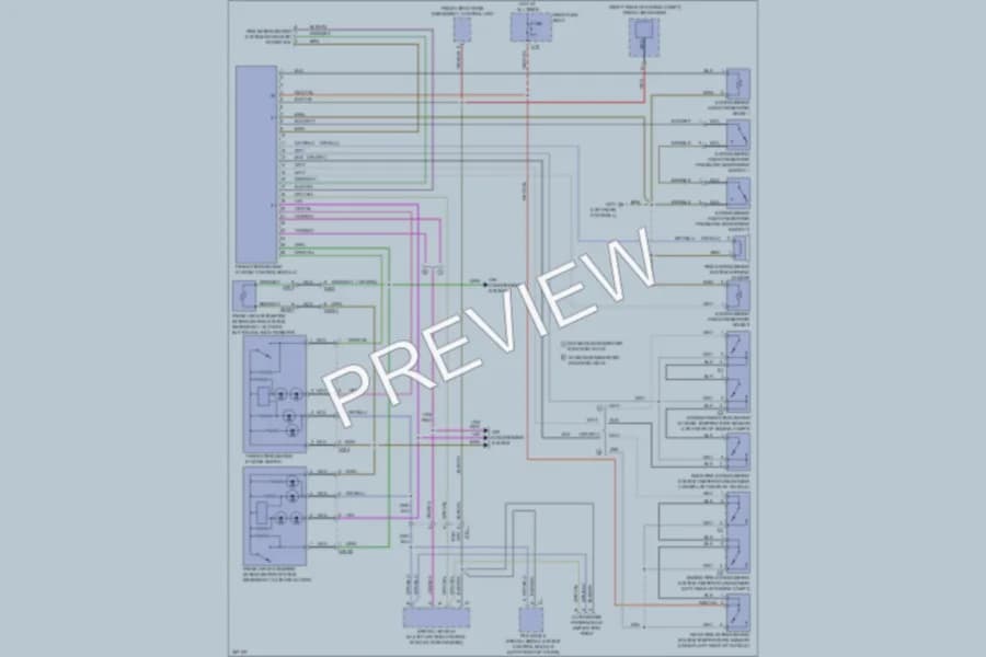 2011 MercedesBenz S400HYBRID Emergency Vehicle Systems wiring diagram preview