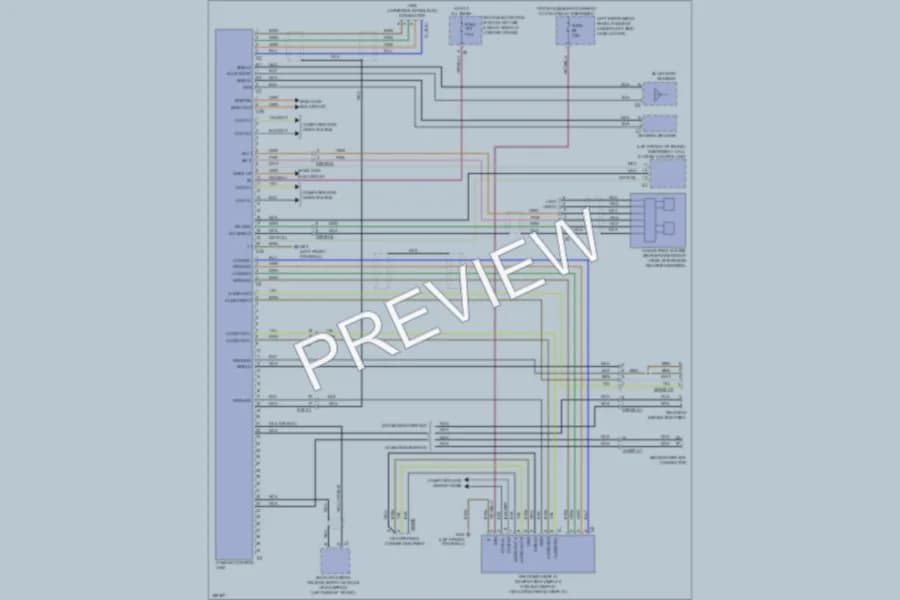 2011 MercedesBenz S400HYBRID Radio wiring diagram preview