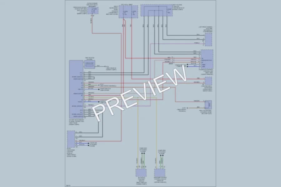 2011 MercedesBenz S400HYBRID Starting Charging wiring diagram preview