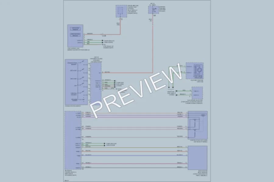 2011 MercedesBenz S550 Cruise Control wiring diagram preview