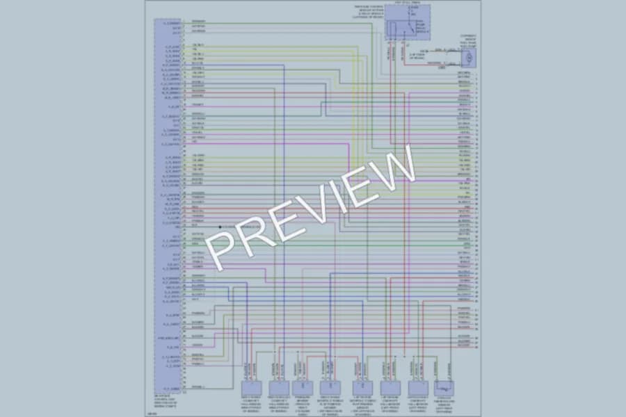 2011 MercedesBenz S550 Engine Performance wiring diagram preview