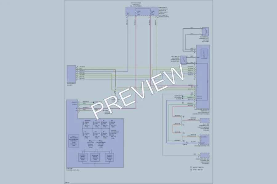 2011 MercedesBenz S550 Transmission wiring diagram preview