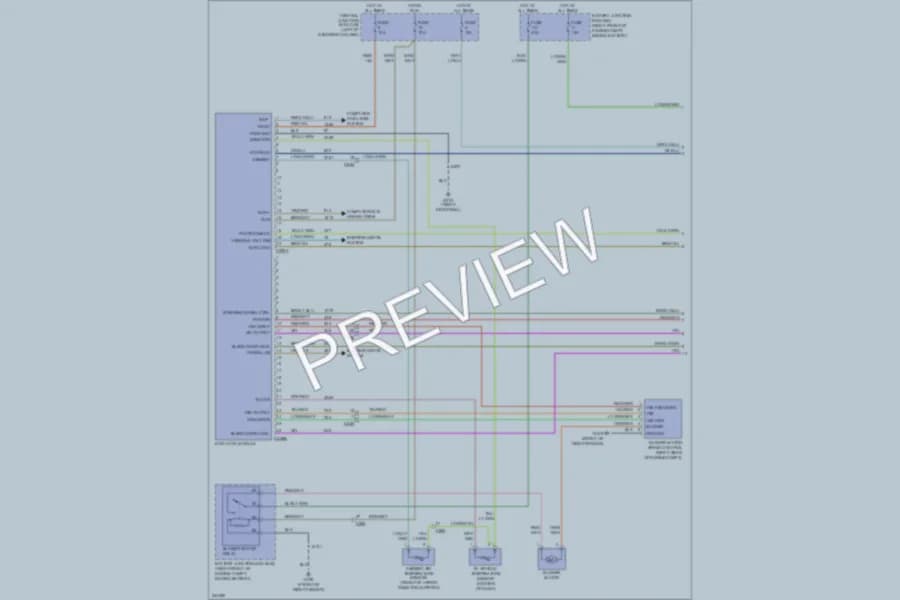2011 Mercury GrandMarquis Air Conditioning Wiring Diagrams protected preview