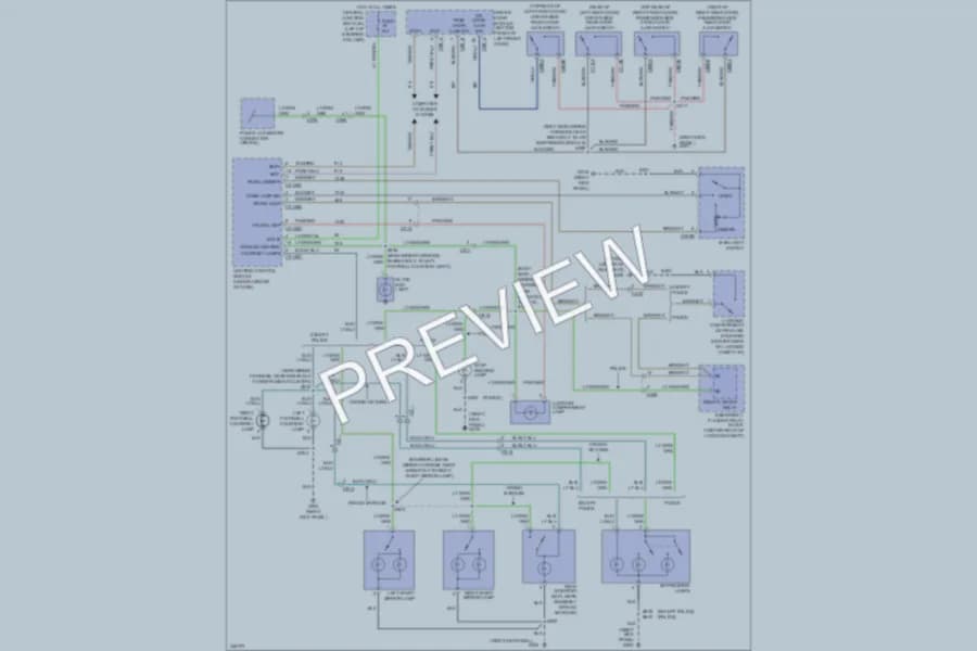 2011 Mercury GrandMarquis Interior Lights wiring diagram preview