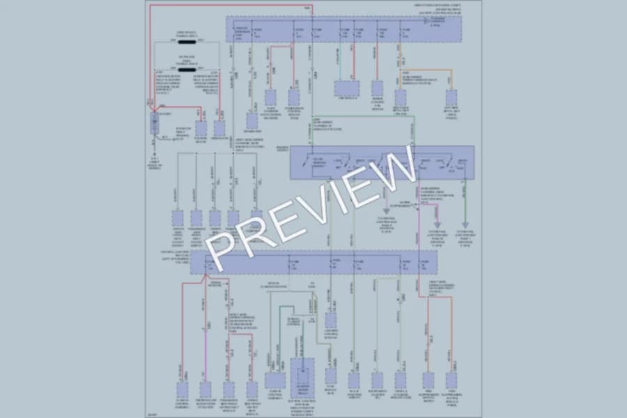 2011 Mercury GrandMarquis Power Distribution wiring diagram preview