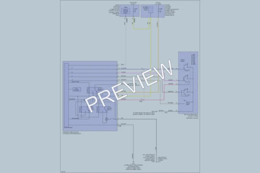 2011 Mercury MarinerHybrid Wiper Washer wiring diagram preview