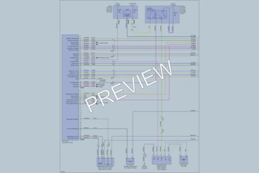 2011 Mercury Milan Air Conditioning wiring diagram preview