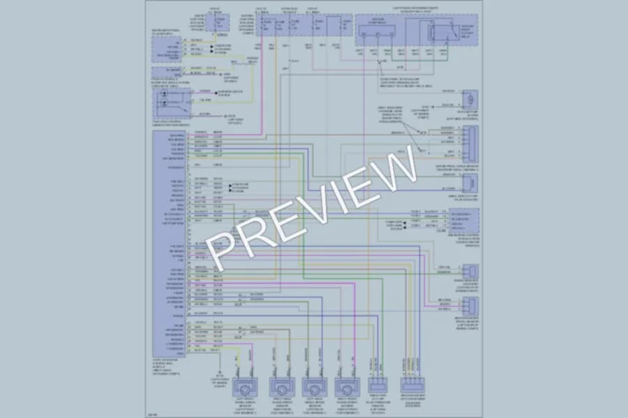 2011 Mercury Milan Anti Lock Brakes wiring diagram preview