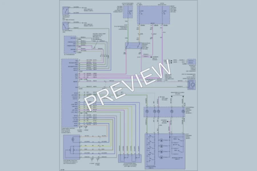 2011 Mercury Milan Cruise Control wiring diagram preview