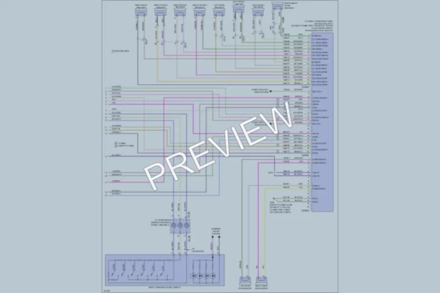 2011 Mercury Milan Radio wiring diagram preview