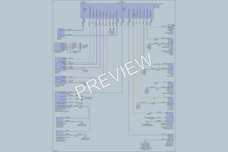 2011 Mercury Milan Warning Systems wiring diagram preview