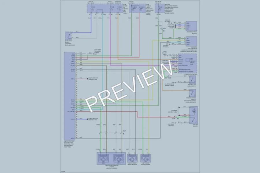 2011 Nissan 370Z Anti Lock Brakes wiring diagram preview