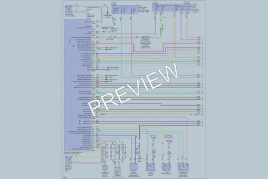 2011 Nissan 370Z Anti Theft wiring diagram preview