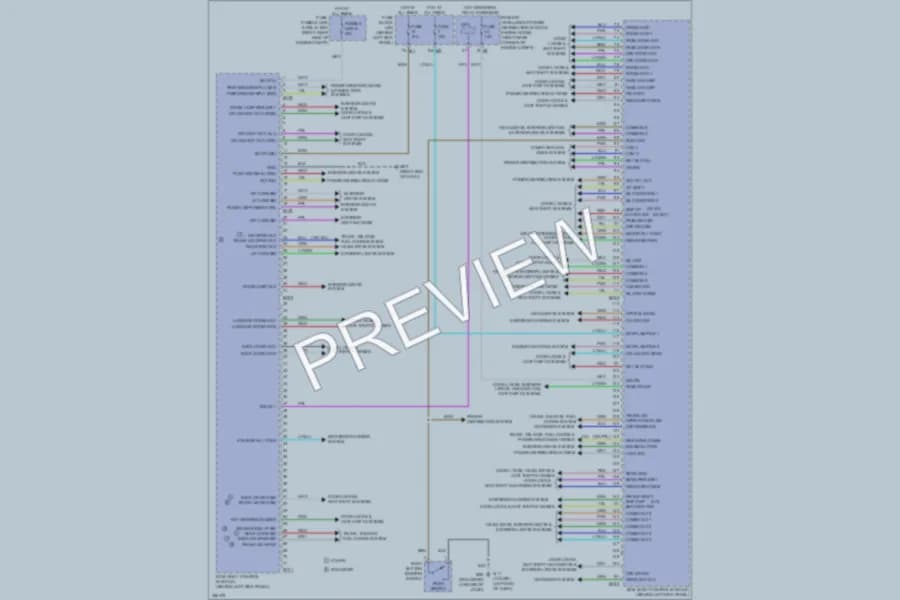 2011 Nissan 370Z Body Control Modules wiring diagram preview