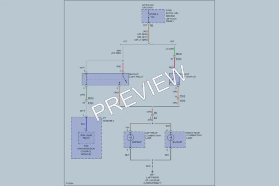 2011 Nissan 370Z Exterior Lights wiring diagram preview