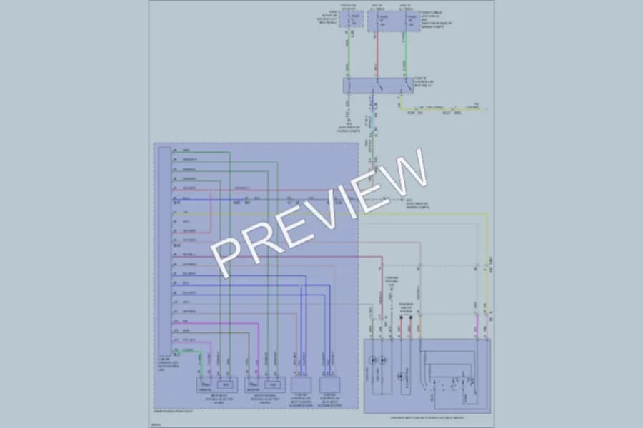 2011 Nissan 370Z Power Seats wiring diagram preview