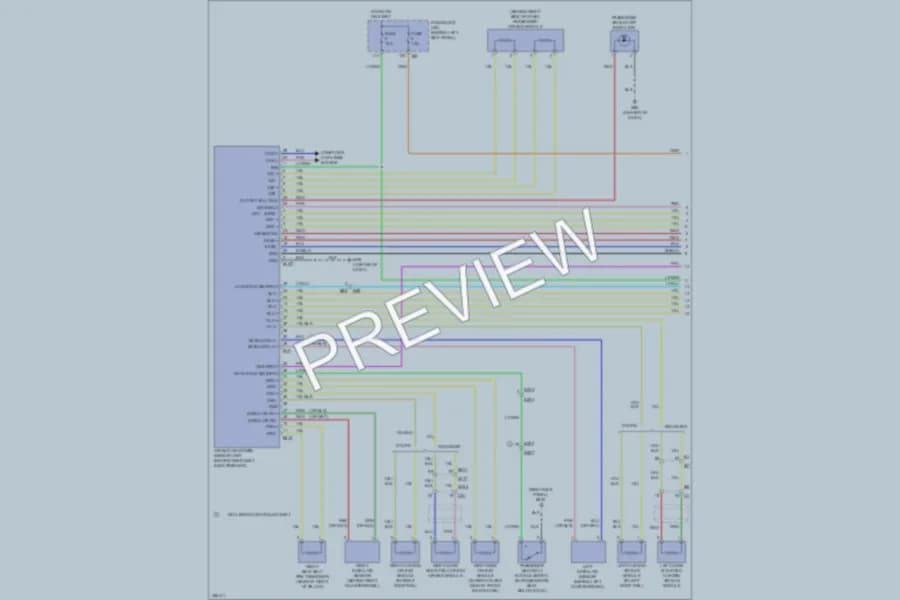 2011 Nissan 370Z Supplemental Restraints wiring diagram preview