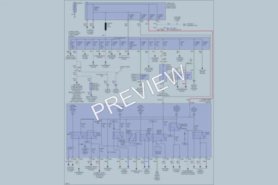 2011 Nissan Armada Power Distribution wiring diagram preview