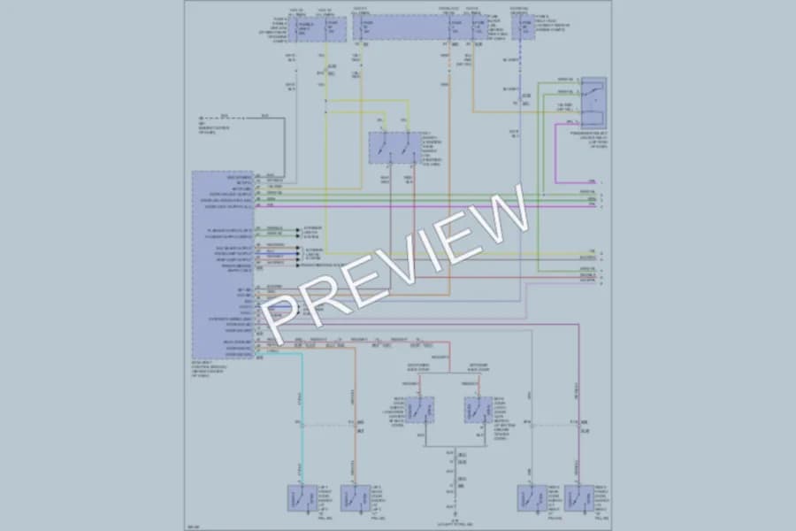 2011 Nissan Armada Power Door Locks wiring diagram preview