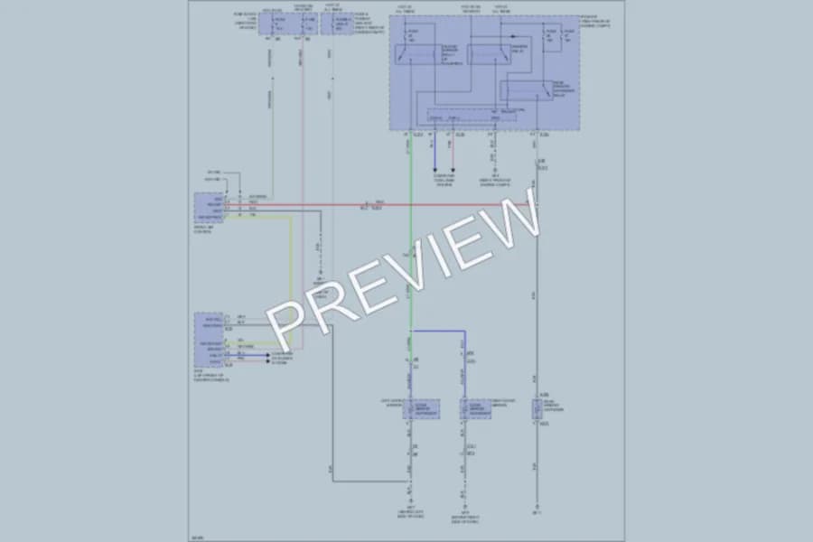 2011 Nissan Frontier Defoggers wiring diagram preview
