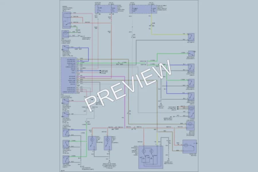2011 Nissan Frontier Interior Lights wiring diagram preview