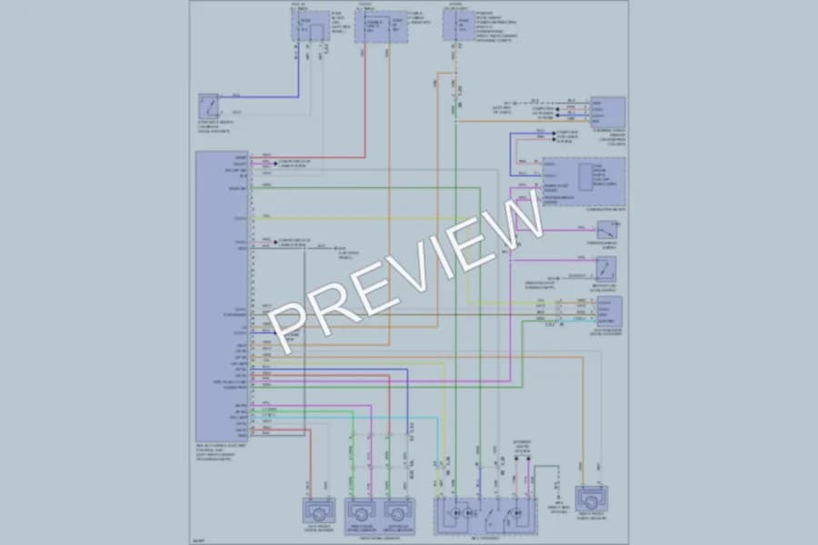 2011 Nissan GTR Anti Lock Brakes wiring diagram preview