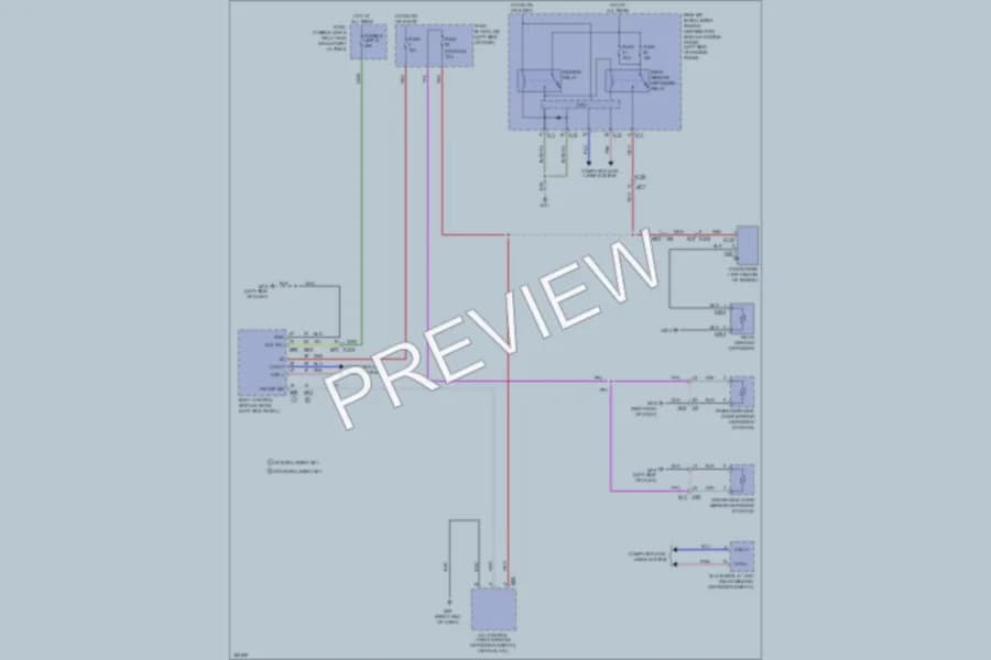 2011 Nissan JUKE Defoggers wiring diagram preview