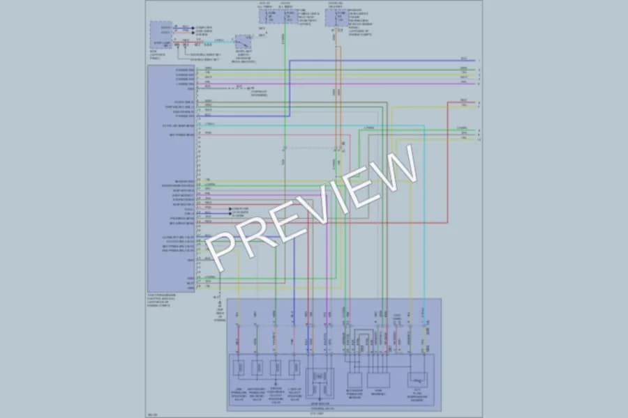 2011 Nissan JUKE Transmission wiring diagram preview