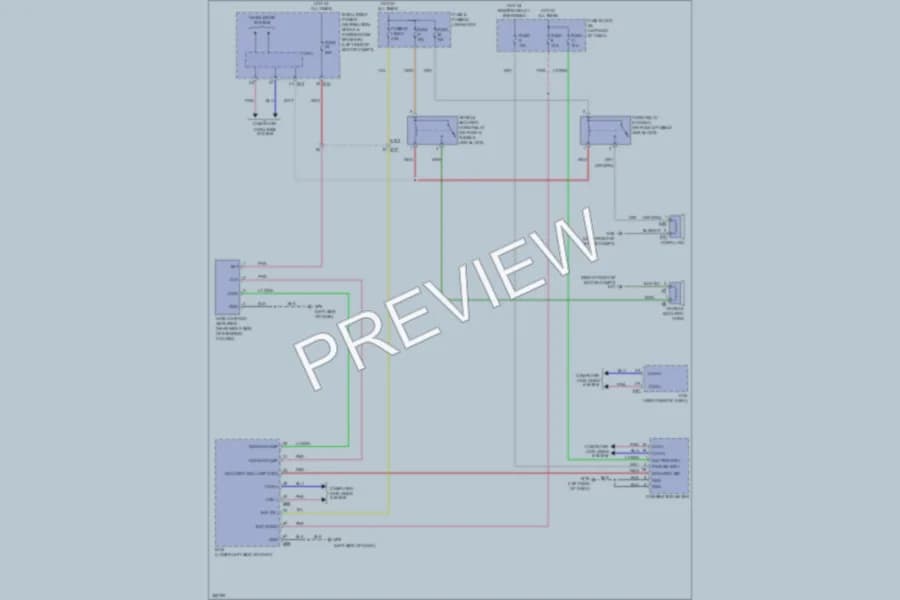 2011 Nissan LEAF Anti Theft wiring diagram preview