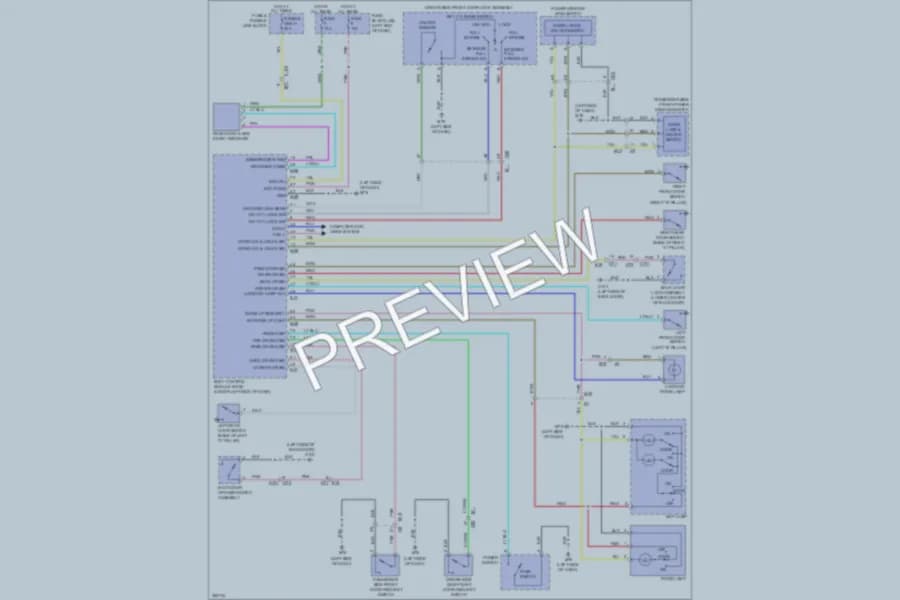 2011 Nissan LEAF Interior Lights wiring diagram preview