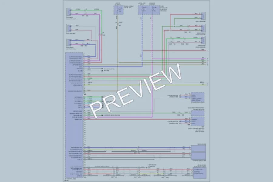 2011 Nissan LEAF Radio wiring diagram preview