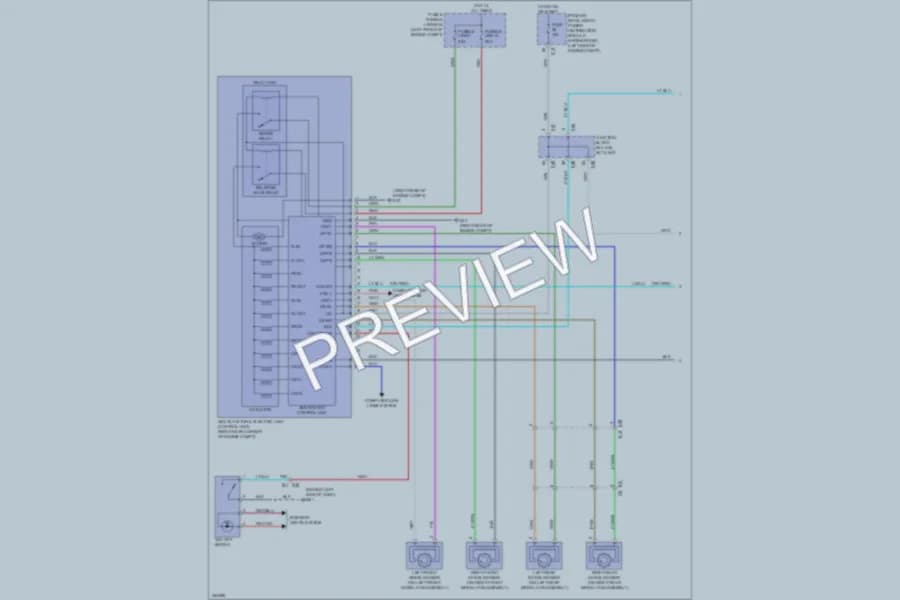 2011 Nissan Maxima Anti Lock Brakes wiring diagram preview