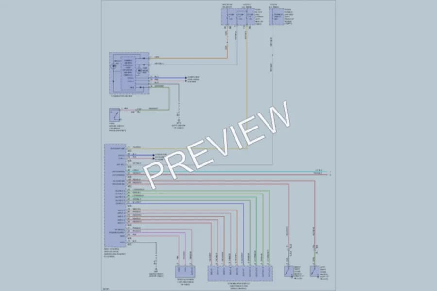 2011 Nissan Maxima Headlights wiring diagram preview