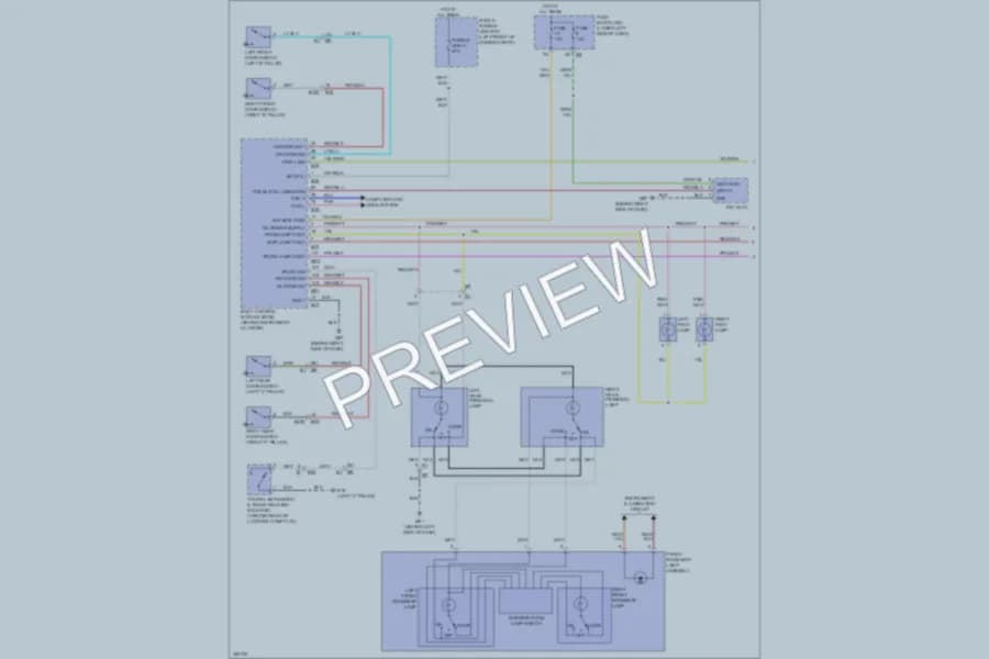 2011 Nissan Maxima Interior Lights wiring diagram preview