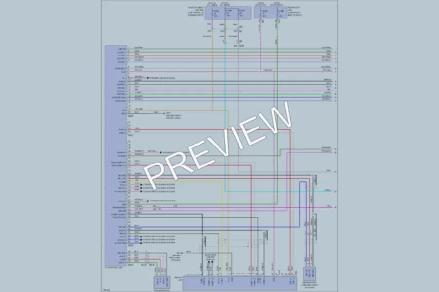 2011 Nissan Maxima Navigation wiring diagram preview
