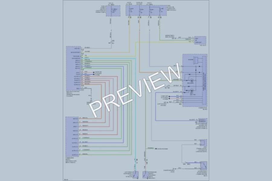 2011 Nissan Maxima Warning Systems wiring diagram preview