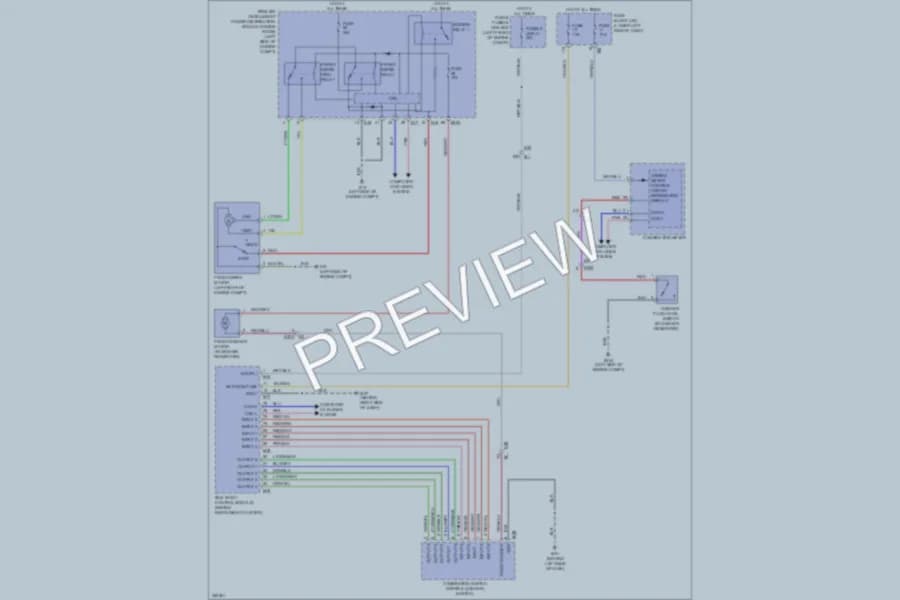 2011 Nissan Maxima Wiper Washer wiring diagram preview